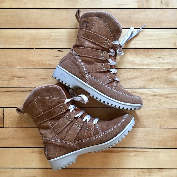 sorel meadow lace boots